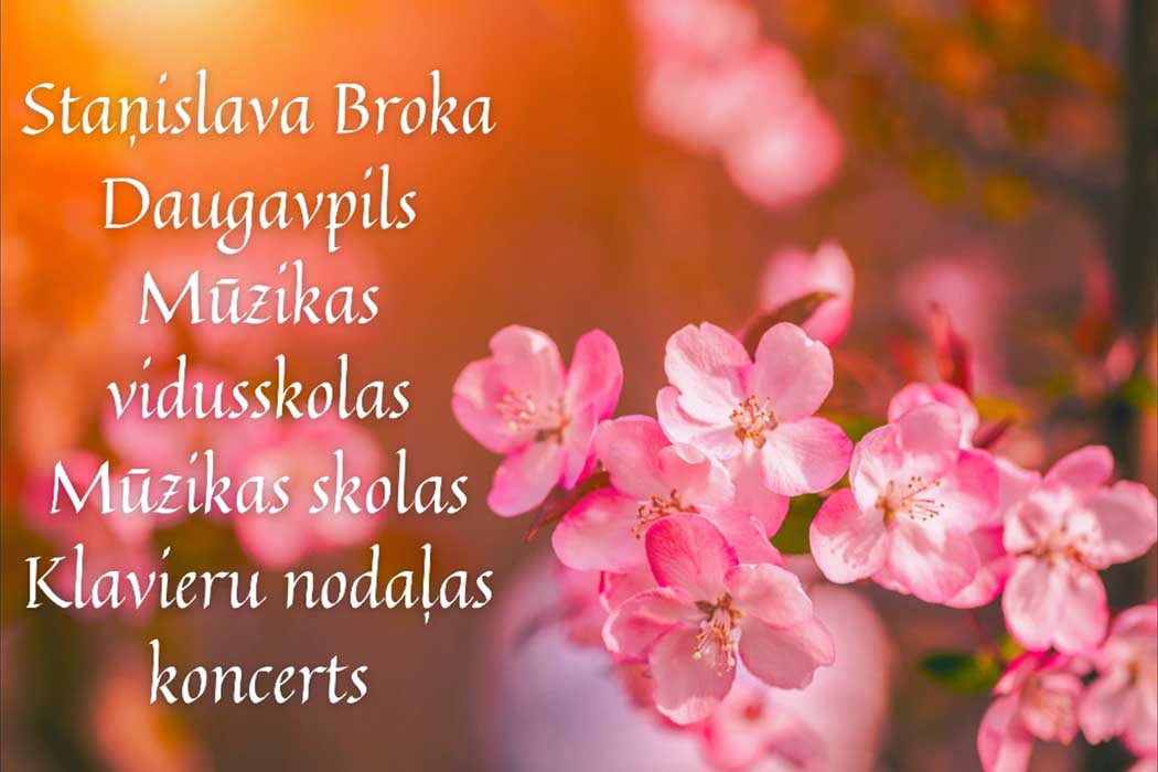 Pavasara koncerta afiša