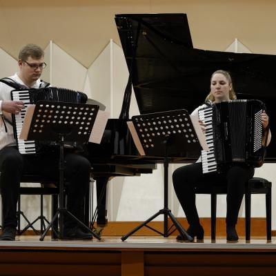 Latgales reģiona akordeonistu semināra „Gribu būt mūziķis” dalībnieki