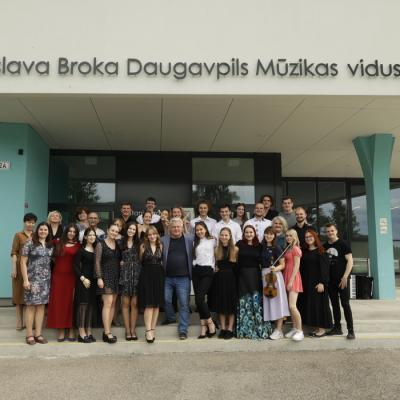 Erasmus+ Slovākijas audzēkņu noslēguma koncerts